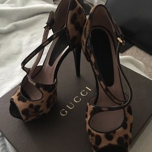 Gucci platform heels